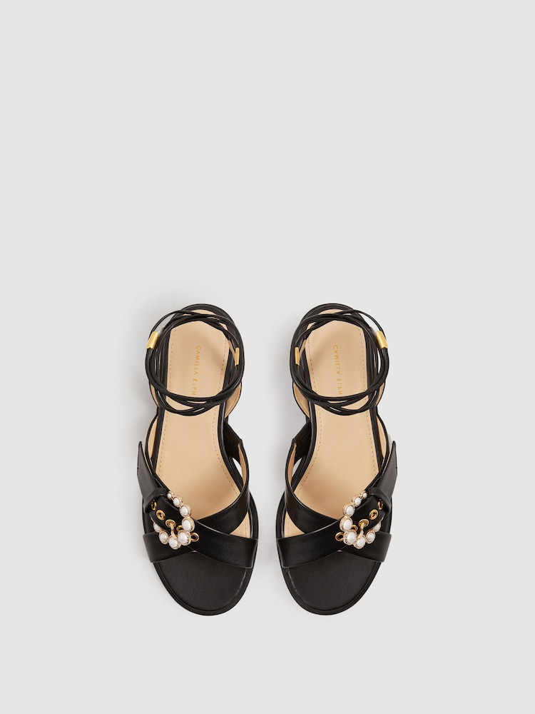 Camilla Elphick Leather Sandals - Image 2 of 4