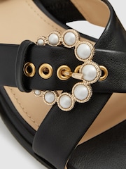 Camilla Elphick Leather Sandals - Image 4 of 4