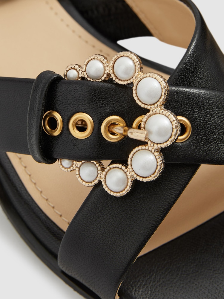 Camilla Elphick Leather Sandals - Image 4 of 4