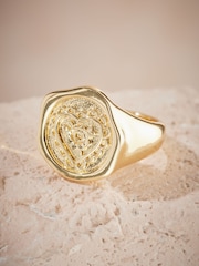 Cath Kidston Gold Tone Lace Hearts Ring - Image 1 of 9