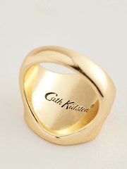 Cath Kidston Gold Tone Lace Hearts Ring - Image 7 of 9