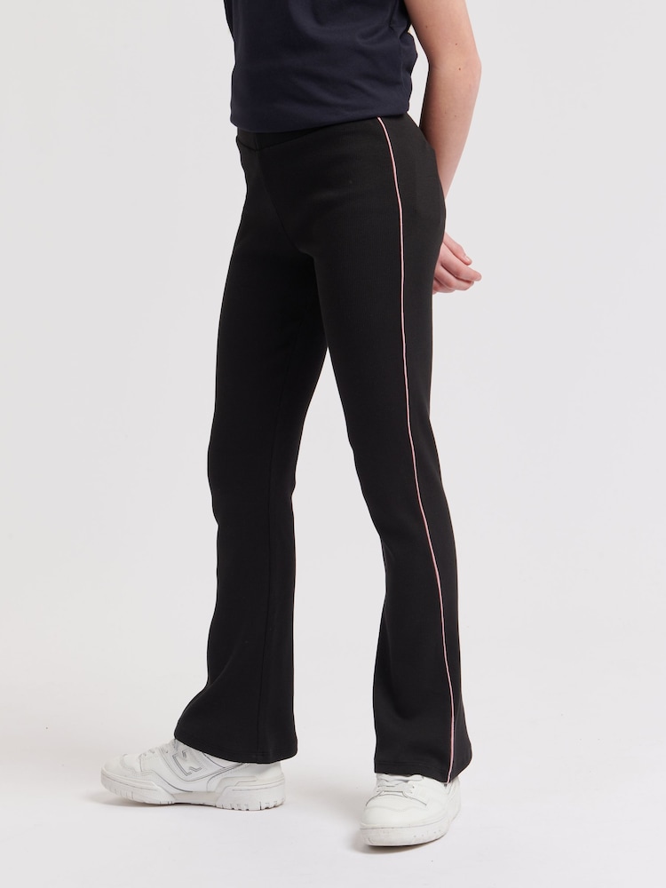 Juicy Couture Black Girls Flared Leggings - Image 1 of 7