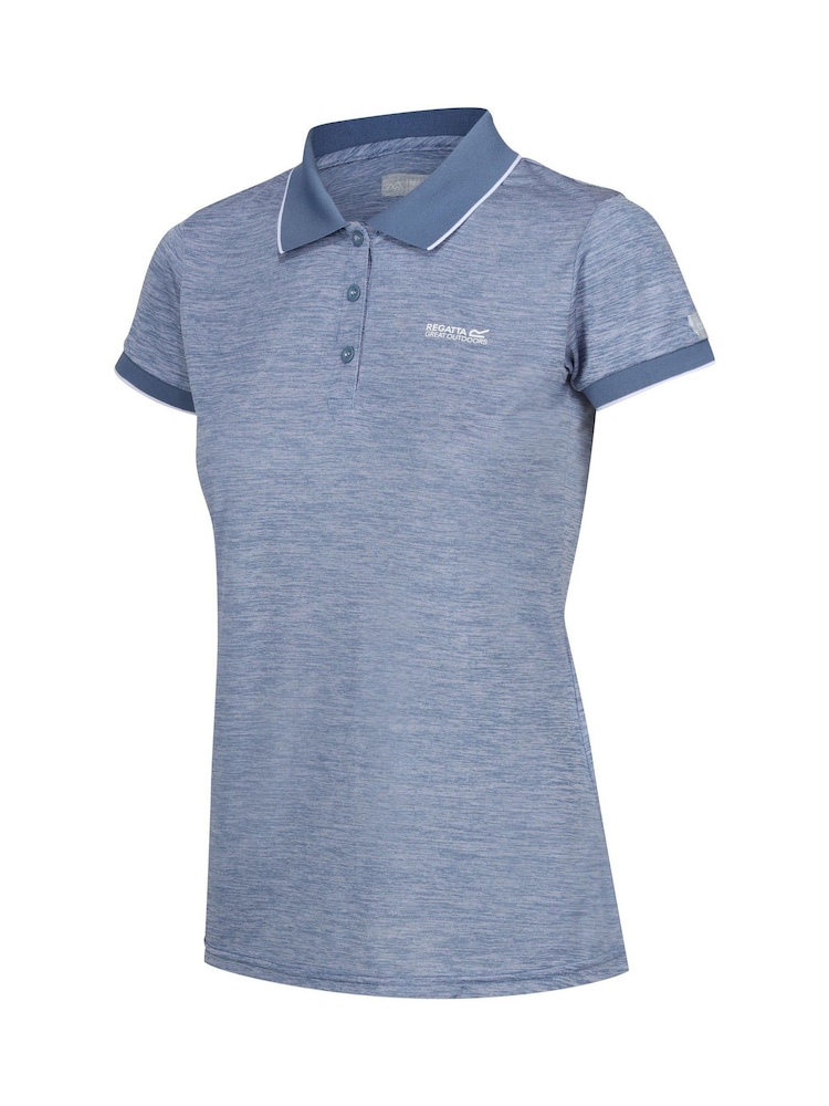 Regatta Blue Womens Remex II Polo Shirt - Image 7 of 7