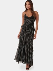 Forever New Black Poppy Ruffle Gown - Image 1 of 4