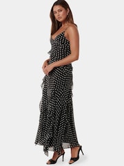Forever New Black Poppy Ruffle Gown - Image 3 of 4