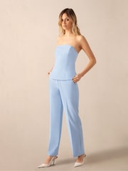 Ro&Zo Blue Bandeau Top - Image 4 of 5