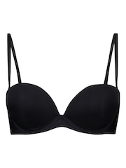 Hunkemöller Padded Underwired Strapless Maximizer Black Bra - Image 4 of 5