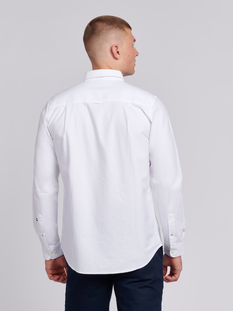 U.S. Polo Assn. White Mens Peached Oxford Shirt - Image 2 of 6