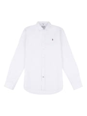 U.S. Polo Assn. White Mens Peached Oxford Shirt - Image 5 of 6