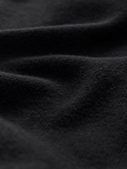 Black Mini Cosy Soft Touch Rib Seam Detail Dress - Image 8 of 8