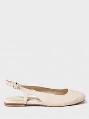 Crew Clothing Pink Slingback Ballet Pumps - Image 1 of 5
