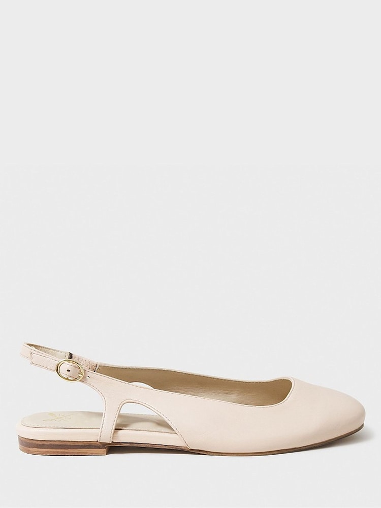 Crew Clothing Pink Slingback Ballet Pumps - Image 1 of 5