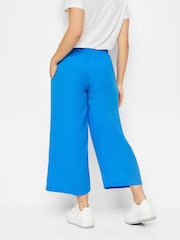 PixieGirl Petite Blue Utility Wide Leg Cropped Trousers - Image 3 of 5