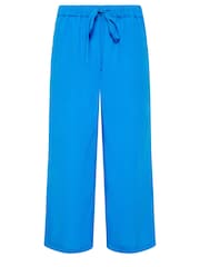 PixieGirl Petite Blue Utility Wide Leg Cropped Trousers - Image 5 of 5