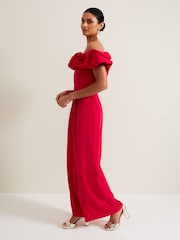 Phase Eight Pink Mallory Ruffle Jumpsuit - Image 7 of 8