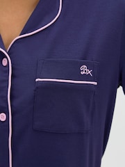 Boux Avenue Blue Piping Modal Short Pyjamas Set - Image 5 of 5
