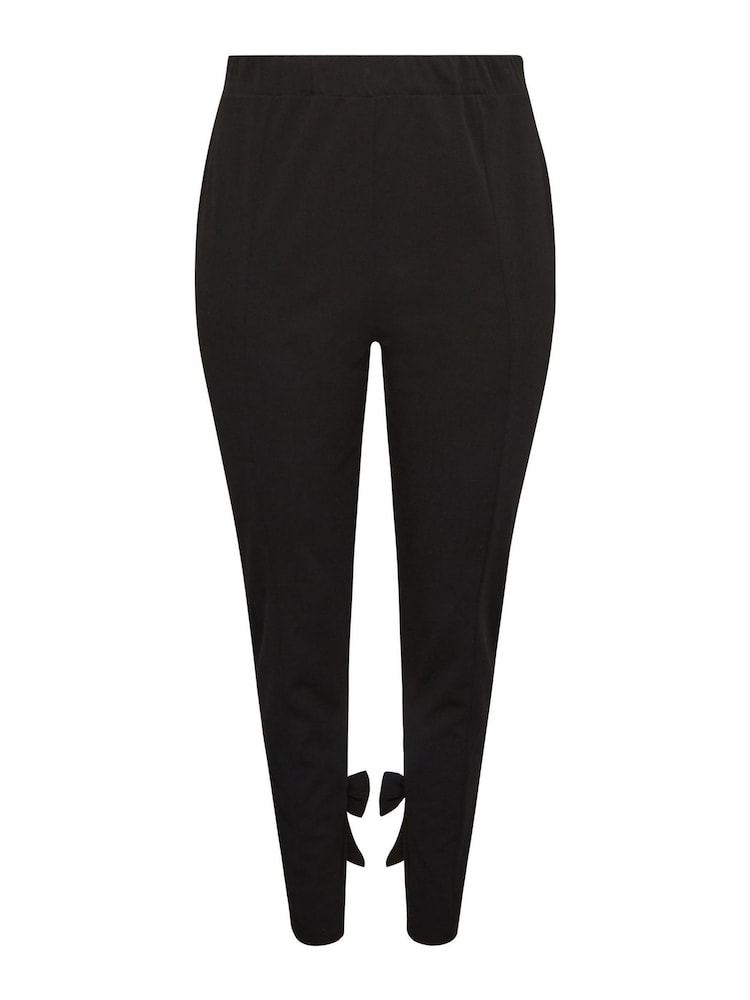 Pantalones tapered con lazo en la parte posterior London de Yours Curve - Imagen 1 de 2
