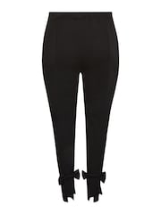 Pantalones tapered con lazo en la parte posterior London de Yours Curve - Imagen 2 de 2