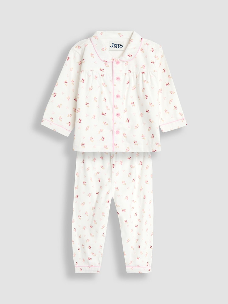JoJo Maman Bébé Cream Woven Pyjamas - Image 1 of 5 JoJo Maman Bébé Cream Woven Pyjamas - Image 1 of 5