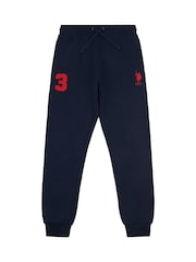 Blauw - U.S. Polo Assn. Mens Classic Fit Player 3 Joggers - Image 6 of 7