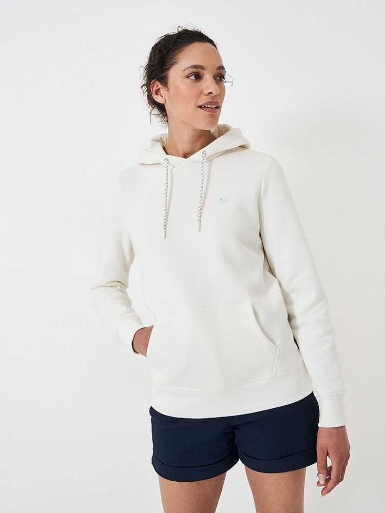 Crew Clothing Plain Cotton Regular Hoodie - Image 1 of 8