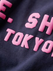 Superdry Blue 100% Cotton Vintage Logo T-Shirt - Image 6 of 6