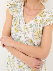 FatFace Katy Natural Citrus Tunic - Image 3 of 7