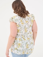 FatFace Katy Natural Citrus Tunic - Image 6 of 7