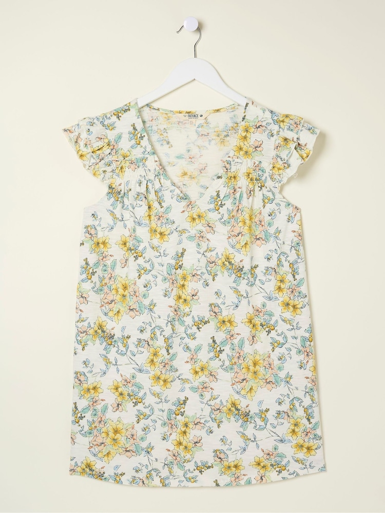 FatFace Katy Natural Citrus Tunic - Image 7 of 7