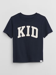 Gap Cotton Graphic Kurzarm T-Shirt mit Rundhalsausschnitt für Babys (Neugeborene-5Jahre) - Bild 1 von 1