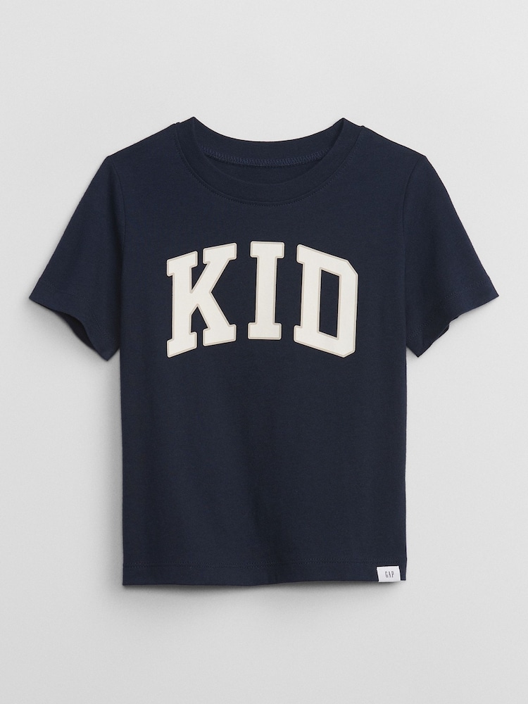 Gap Cotton Graphic Kurzarm T-Shirt mit Rundhalsausschnitt für Babys (Neugeborene-5Jahre) - Bild 1 von 1