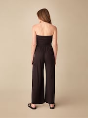 Ro&Zo Black Petite Jersey Bandeau Jumpsuit - Image 2 of 4