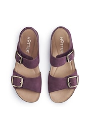 Hotter Purple Regular Fit Tourist II Buckle Sandals - Image 3 of 4