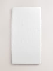 2 Pack White Baby 100% Cotton Muslin Fitted Sheets - Image 1 of 1