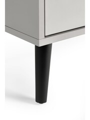 Julian Bowen Grey Alba 5 Drawer Narrow Chest - Image 4 of 4