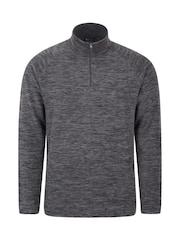 Mountain Warehouse Grey Mens Snowdon Micro Fleece - Image 1 of 5