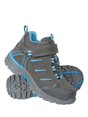 Mountain Warehouse Grey Junior Drift Waterproof Walking Boots - Image 1 of 5