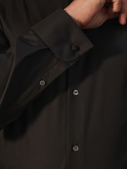 Schwarz - Reguläre Passform - Signature Egytian 100% Egyptian Cotton Shirt - Image 5 of 8