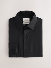 Schwarz - Reguläre Passform - Signature Egytian 100% Egyptian Cotton Shirt - Image 7 of 8