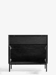 Black Marlow Oak Effect Small Sideboard - Image 7 of 11