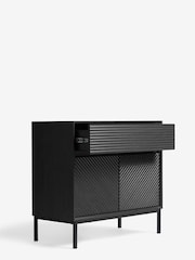 Black Marlow Oak Effect Small Sideboard - Image 9 of 11