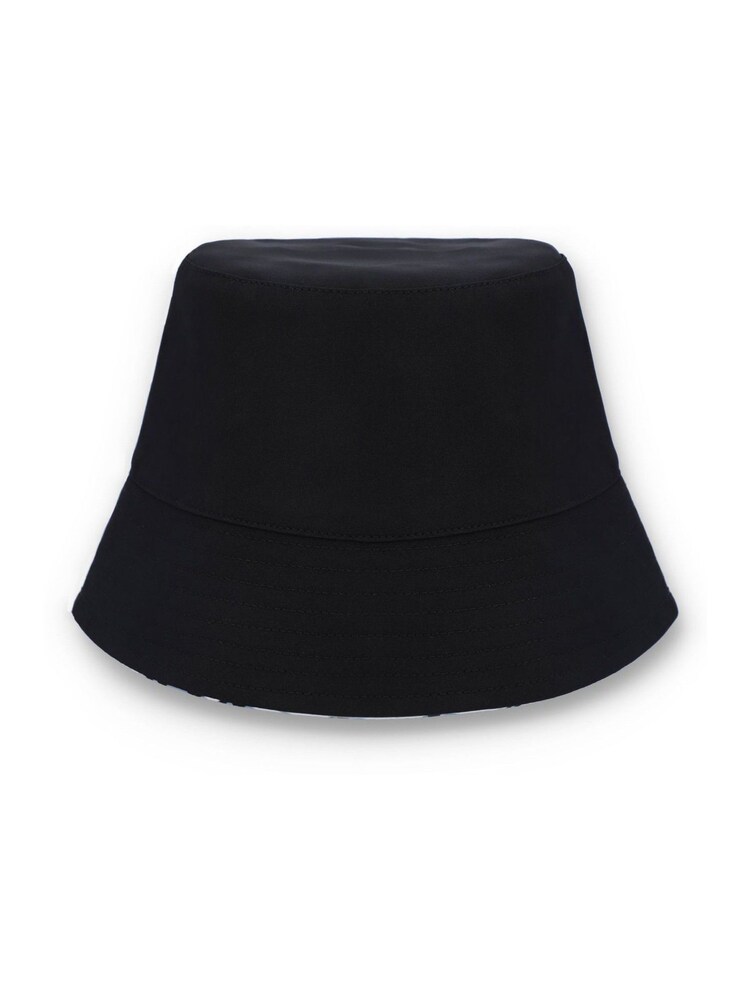 Fila Black HOAX REVERSABLE BUCKET HAT WITH GOLD LOGO - Image 2 of 3