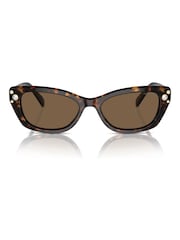 Swarovski Brown Sk6019 Pillow Sunglasses - Image 1 of 5
