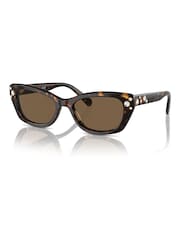 Swarovski Brown Sk6019 Pillow Sunglasses - Image 2 of 5