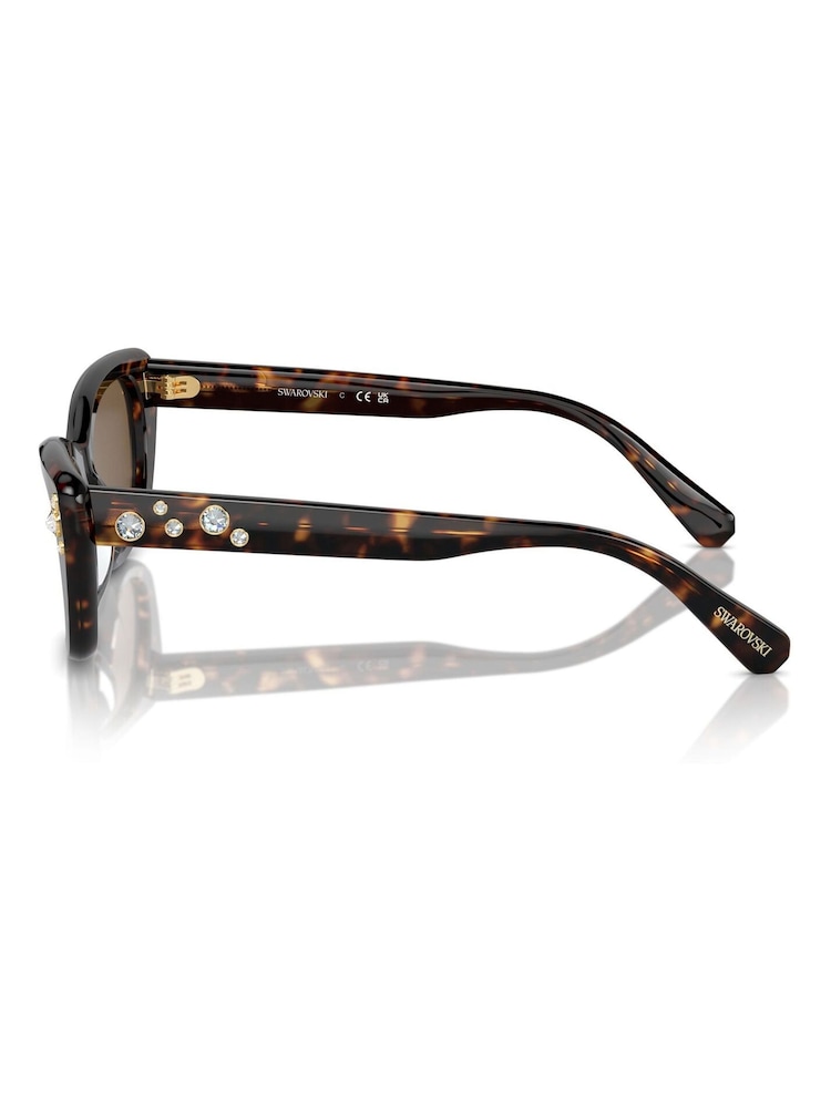 Swarovski Brown Sk6019 Pillow Sunglasses - Image 5 of 5 Swarovski Brown Sk6019 Pillow Sunglasses - Image 5 of 5