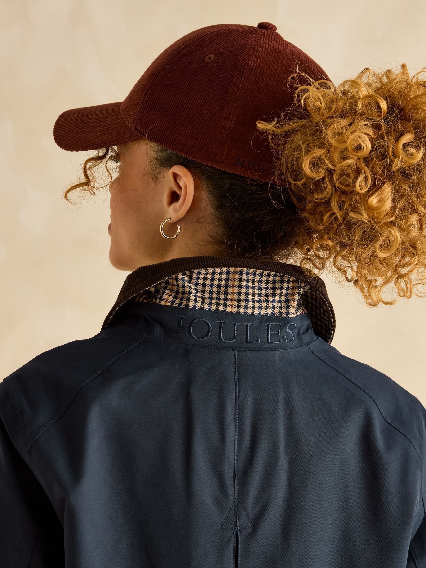 Buy Joules Katherine Navy Blue Waterproof Heritage Coat from