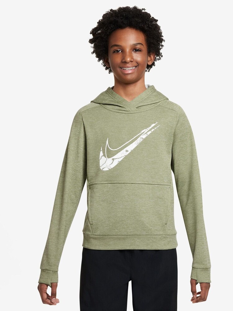 Зеленый - Nike Multi Therma-FIT Fleece Hoodie - Image 1 of 4 Зеленый - Nike Multi Therma-FIT Fleece Hoodie - Image 1 of 4