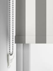 Laura Ashley Steel Grey Lille Stripe Made to Measure Roller Blind - Image 4 of 6