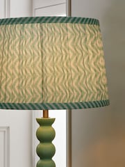 Mint Green Bobbin Table Lamp - Image 3 of 5