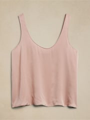 Banana Republic Pink Sublime Silk Tank Top - Image 4 of 4